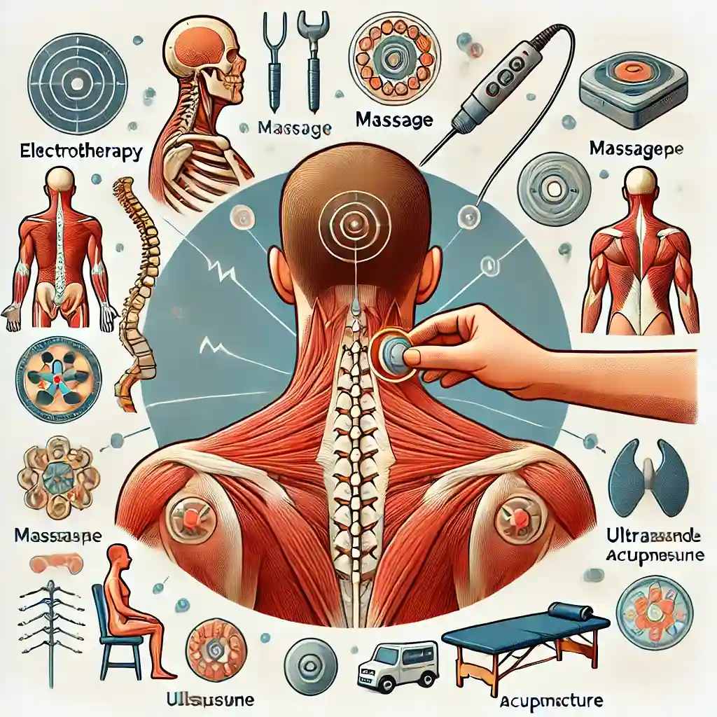نمای کلی از درمان درد گردن با فیزیوتراپی