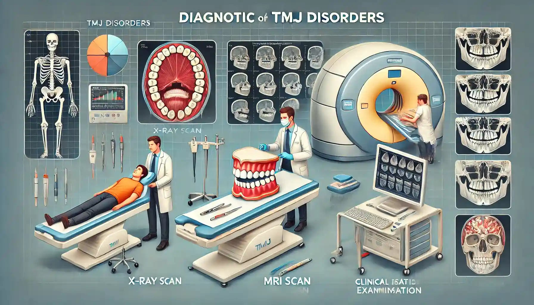 تشخیص اختلال TMJ با استفاده از تصویربرداری MRI و CT